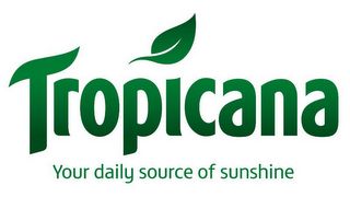 TROPICANA YOUR DAILY SOURCE OF SUNSHINE logo