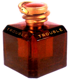 TROUBLE logo
