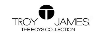 TROY JAMES. THE BOYS COLLECTION T logo