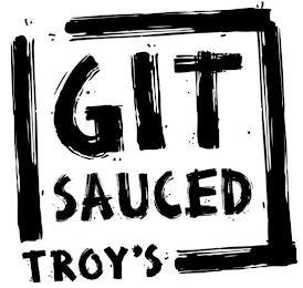 TROY'S GIT SAUCED logo