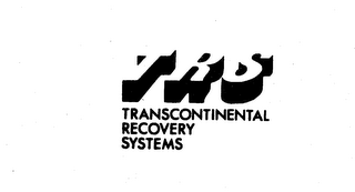 TRS TRANSCONTINENTAL RECOVERY SYSTEMS logo