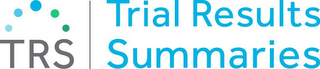 TRS TRIAL RESULTS SUMMARIES logo