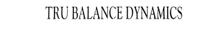 TRU BALANCE DYNAMICS logo