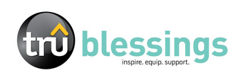 TRU BLESSINGS. INSPIRE. EQUIP. SUPPORT. logo