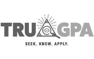 TRU GPA SEEK. KNOW. APPLY. logo