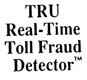 TRU REAL-TIME TOLL FRAUD DETECTOR logo