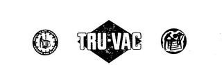 TRU-VAC DRILL IN ANY POSITION AROUND THE CLOCK logo