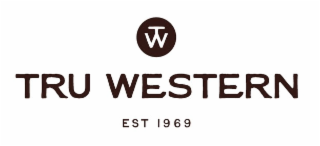TRU WESTERN EST 1969 TW logo