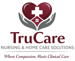 TRUCARE NURSING & HOME CARE SOLUTIONS WHERE COMPASSION MEETS CLINICAL CARE logo