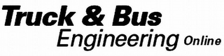 TRUCK & BUS ENGINEERING ONLINE logo
