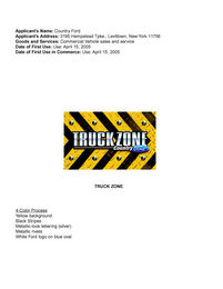 TRUCK ZONE COUNTRY FORD logo