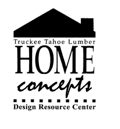 TRUCKEE TAHOE LUMBER HOME CONCEPTS DESIGN RESOURCE CENTER logo