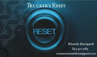 TRUCKER'S RESET RESET RHONDA MANIGAULT 843-471-3285 TRUCKERSRESETATITSBEST@GMAIL.COM logo