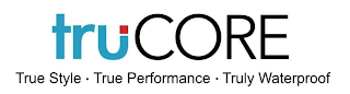 TRUCORE TRUE STYLE · TRUE PERFORMANCE · TRULY WATERPROOF logo