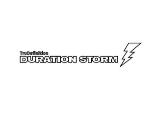 TRUDEFINITION DURATION STORM logo
