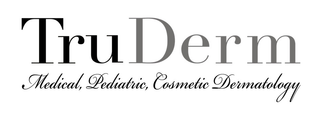 TRUDERM MEDICAL, PEDIATRIC, COSMETIC DERMATOLOGY logo