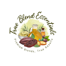 TRUE BLEND ESSENTIALS PREMIUM BLENDS, TRUE RESULTS logo