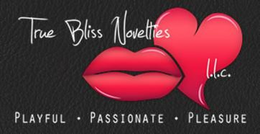 TRUE BLISS NOVELTIES L.L.C. PLAYFUL · PASSIONATE · PLEASURE logo
