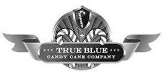 TRUE BLUE CANDY CANE COMPANY logo