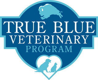TRUE BLUE VETERINARY PROGRAM logo