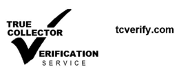TRUE COLLECTOR VERIFICATION SERVICE TCVERIFY.COM logo