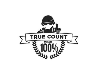 TRUE COUNT MEANS 100% logo