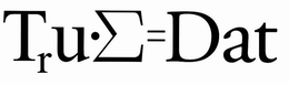 TRU·E = DAT logo