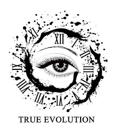 TRUE EVOLUTION I II III IV V VI VII VIII IX X XI XII logo