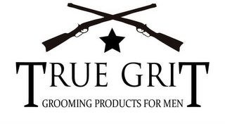 TRUE GRIT GROOMING PRODUCTS FOR MEN logo