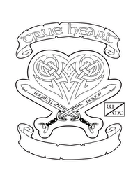TRUE HEART LOYALTY HONOR W MC logo
