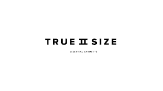 TRUE II SIZE ESSENTIAL GARMENTS logo