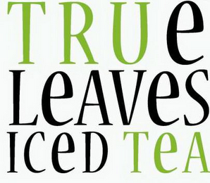 TRUE LEAVES ICED TEA logo