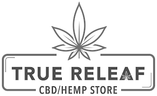 TRUE RELEAF CBD/HEMP STORE logo