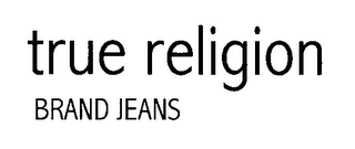 TRUE RELIGION BRAND JEANS logo