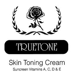 TRUETONE SKIN TONING CREAM SUNCREEN VITAMINS A,C,D & E logo