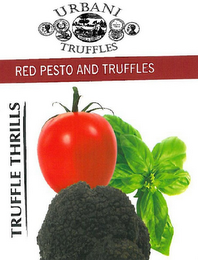 TRUFFLE THRILLS RED PESTO AND TRUFFLES URBANI TRUFFLES logo