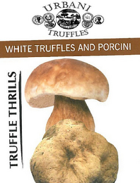 TRUFFLE THRILLS WHITE TRUFFLES AND PORCINI URBANI TRUFFLES logo