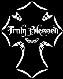 TRULY BLESSED CUSTOMS logo