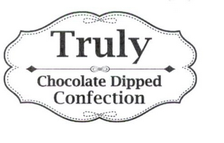 TRULY CHOCOLATE DIPPED CONFECTION logo