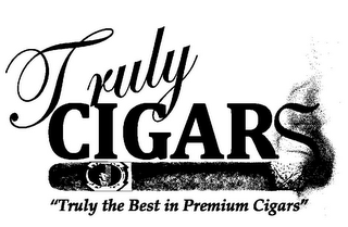 TRULY CIGARS "TRULY THE BEST IN PREMIUM CIGARS" TRULY CIGARS logo