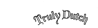 TRULY DUTCH logo