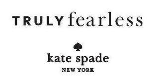 TRULY FEARLESS KATE SPADE NEW YORK logo