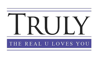 TRULY THE REAL U LOVES YOU logo