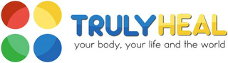 TRULYHEAL YOUR BODY, YOUR LIFE AND THE WORLD logo