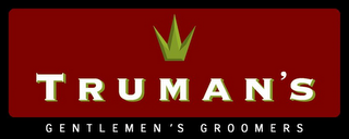 TRUMAN'S GENTLEMEN'S GROOMERS logo