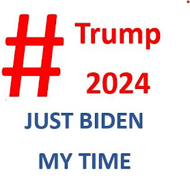 # TRUMP 2024 JUST BIDEN MY TIME logo