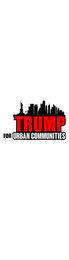 TRUMP FOR URBAN COMMUNITIES logo