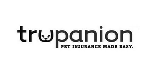 TRUPANION PET INSURANCE MADE EASY. logo