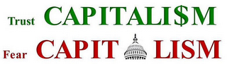 TRUST CAPITALISM FEAR CAPITOLISM logo