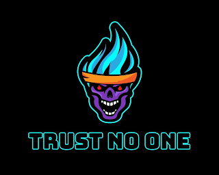 TRUST NO ONE logo